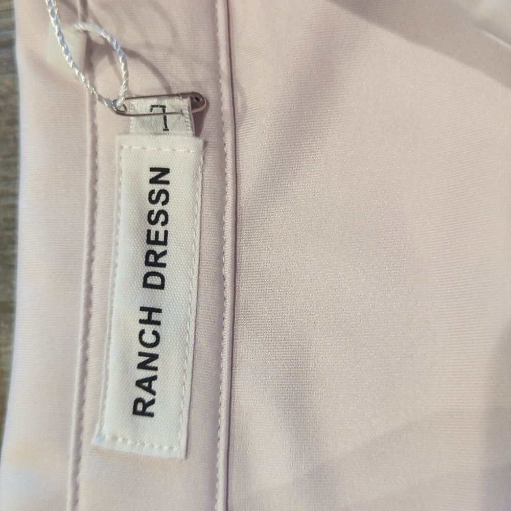 RANCH DRESS'N Fallon Taylor "Atoka" white/blue Performance rodeo shirt sz L NWT - Picture 11 of 11
